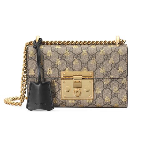 gucci bee purse|genuine gucci padlock bag.